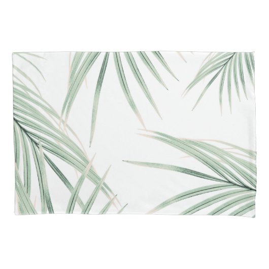 Green Palm Blätter Dream #3 #tropical #decor #art Kissenbezug (Vorderseite)