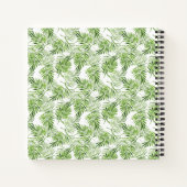 Green Palm Blätter Notizblock (Rückseite)