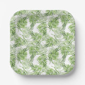 Green Palm Blätter Pappteller (Vorderseite)
