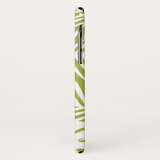 Green Palm Blätter Regenwald Muster Monogram Case-Mate iPhone Hülle (Hinten/Links)