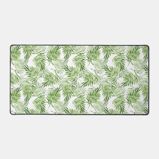 Green Palm Blätter Schreibtischunterlage (Vorderseite)