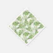 Green Palm Blätter Serviette (Ecke)