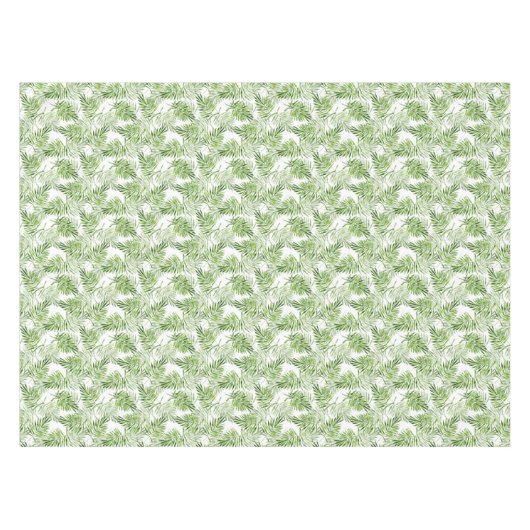 Green Palm Blätter Tischdecke (Vorderseite (Horizontal))