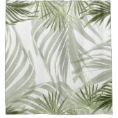 Green Palm Bliss 1 #art #natural Duschvorhang (Vorderseite)