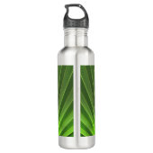 Green Palm Frond Edelstahlflasche (Rückseite)