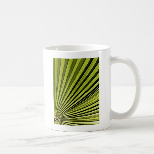 Green Palm Frond Kaffeetasse (Rechts)