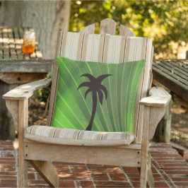 Green Palm Frond Kissen