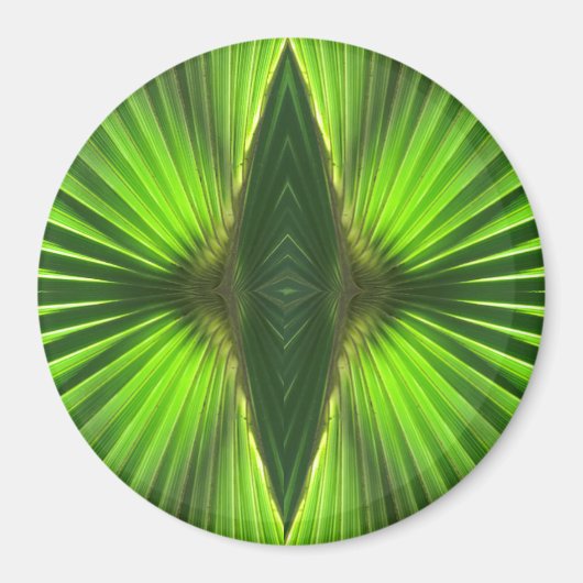 Green Palm Frond Magnet (Vorne)