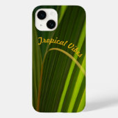 Green Palm Fronds Natürliche Abstrakt Case-Mate iPhone Hülle (Rückseite)