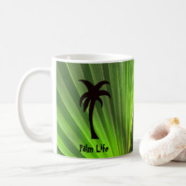 Green Palm Frontend mit Palm Tree Kaffeetasse