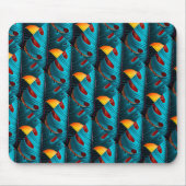 Green Palm Leaf Muster Mousepad (Vorne)