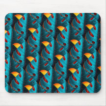 Green Palm Leaf Muster