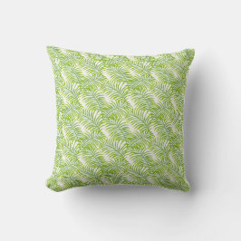 Green Palm Throw Kissen