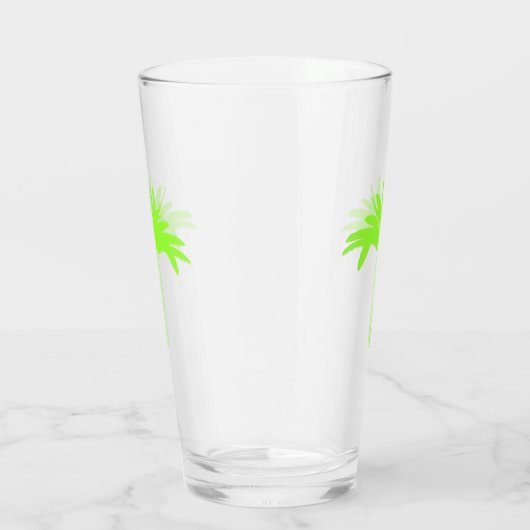 Green Palm Tree Glass Glas (Rechts)