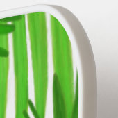 Green Palm Tree Island Hund Pickleball Paddel Schläger (Linke Seite)