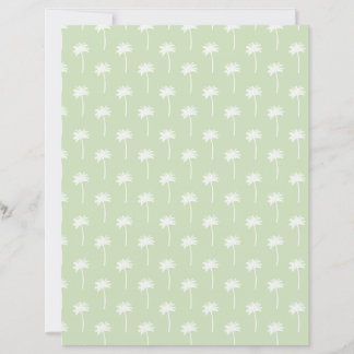 green palm tree scrapbooking paper