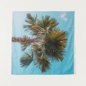 Green palm tree wandteppich (Vorderseite (Horizontal))