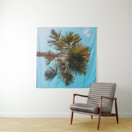 Green palm tree wandteppich (Beispiel (Horizontal))