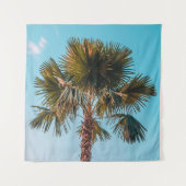Green palm tree wandteppich (Vorderseite)