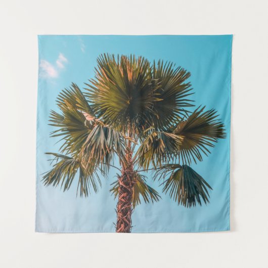 Green palm tree wandteppich (Vorderseite)