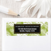 Green Palm Verlasse Regenwaldmuster (Insitu)