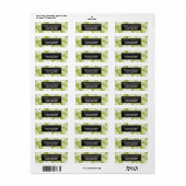 Green Palm Verlasse Regenwaldmuster (Vorne)