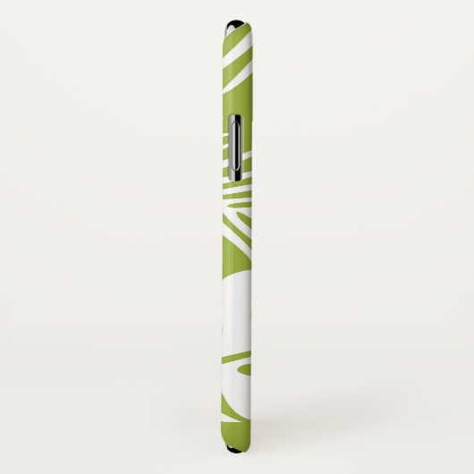 Green Palm Verlasse Regenwaldmuster Case-Mate iPhone Hülle (Hinten/Rechts)