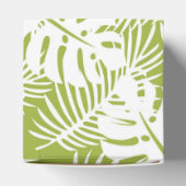 Green Palm Verlasse Regenwaldmuster Geschenkschachtel (Oben)