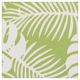 Green Palm Verlasse Regenwaldmuster Stoff