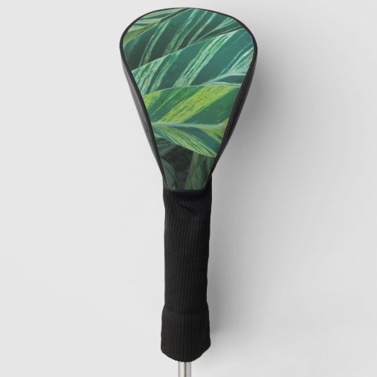 Green Palm Verlasst Nature Summer Beach Golf Headcover (Vorderseite)