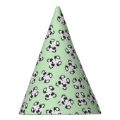Green Panda Bear Geburtstagspartei Partyhütchen (Rechts)