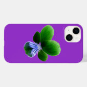 Green Pansy Case-Mate iPhone Hülle (Rückseite (Horizontal))