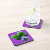 Green Pansy Cork Untersetzer (Rechte Seite)