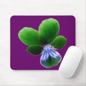 Green Pansy Mousepad (Mit Mouse)