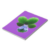 Green Pansy Notepad Notizblock (Rotiert)