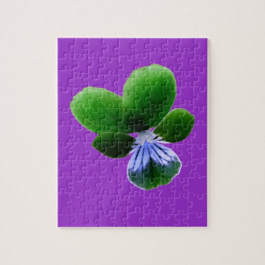 Green Pansy Puzzle (Vertikal)