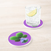 Green Pansy Untersetzer (Seite)