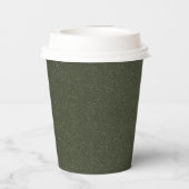 Green Paper Cup mit zwei Tonen Moos - Anpassbar Pappbecher (Rückseite)