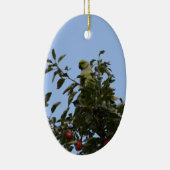 Green Parakeet Keramik Ornament (Rechts)