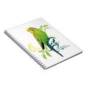 Green Parakeet Notizblock (Rechte Seite)