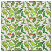 Green Parrot Pattern Stoff (Muster)