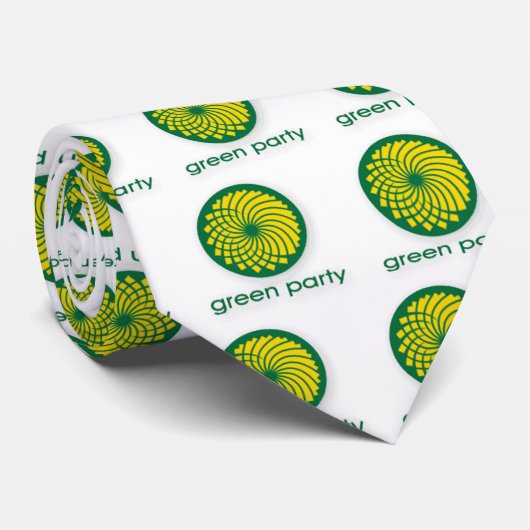 GREEN PARTY KRAWATTE (Gerollt)