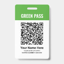 Green Pass-Impfzertifikat PVC bedruckt Ausweis