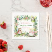 Green Pastel Fairy Erster Geburtstag - Serviette (Beispiel)