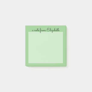Green Pastel Minimal Post-it Klebezettel