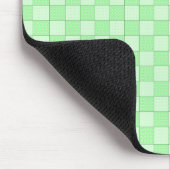 Green Patchwork Muster Mousepad (Ecke)