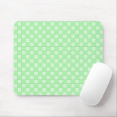 Green Patchwork Muster Mousepad (Mit Mouse)
