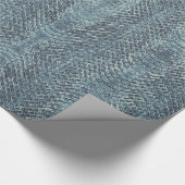 Green Patina Viper Snakeskin Geschenkpapier (Ecke)