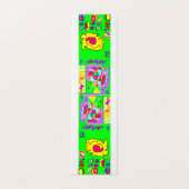 Green pattern card Keine beidseitig bedruckte Meld (Außenseite Aufgefaltet)