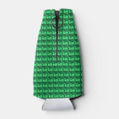 Green Pattern Emerald Flaschenkühler (Rückseite)